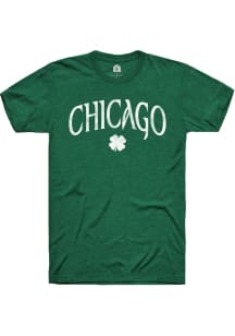 Chicago Heather Grass Shamrock Short Sleeve T-Shirt