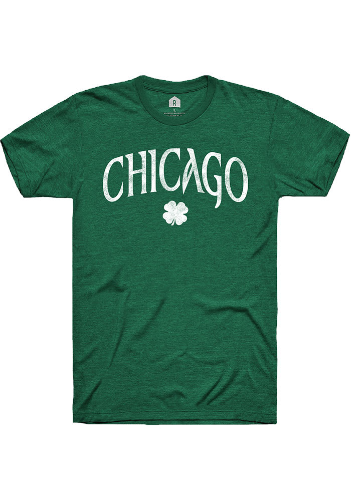 Chicago Heather Grass Shamrock Short Sleeve T-Shirt