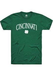 Cincinnati Heather Grass Shamrock Short Sleeve T-Shirt