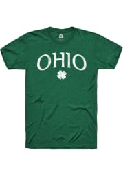 Ohio Heather Grass Shamrock Short Sleeve T-Shirt