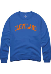 Cleveland Royal Arch Wordmark Long Sleeve Crew Sweatshirt