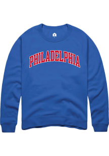 Philadelphia Royal Arch Wordmark Long Sleeve Crew Sweatshirt