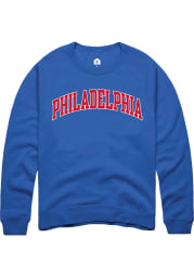 Philadelphia Royal Arch Wordmark Long Sleeve Crew Sweatshirt