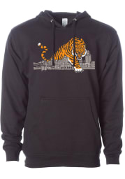 Cincinnati Tiger Skyline Black Long Sleeve Hood