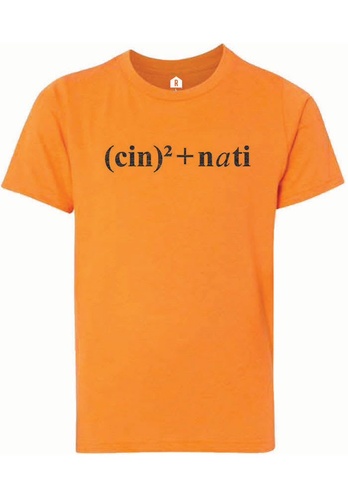Cincinnati Youth Orange Equation Short Sleeve T-Shirt