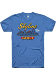 Skyline Chili Heather Royal Chili Town Short Sleeve T Shirt