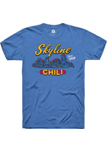 Skyline Chili Heather Royal Chili Town Short Sleeve T Shirt