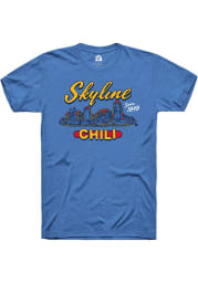 Skyline Chili Heather Royal Chili Town Short Sleeve T Shirt
