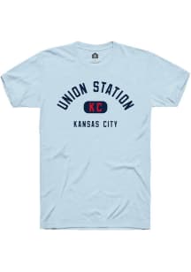 Rally Kansas City Blue Union Station Short Sleeve Fashion T Shirt
