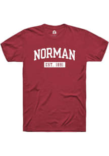 Rally Norman Crimson EST 1891 Short Sleeve T Shirt