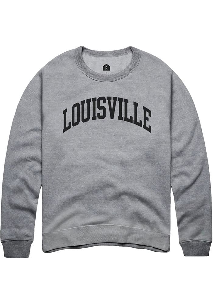 PF University of Louisville Rugby Crew Neck Sweatshirt Sport Grey / L