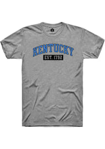 Rally Kentucky Graphite Est Arch Short Sleeve Fashion T Shirt