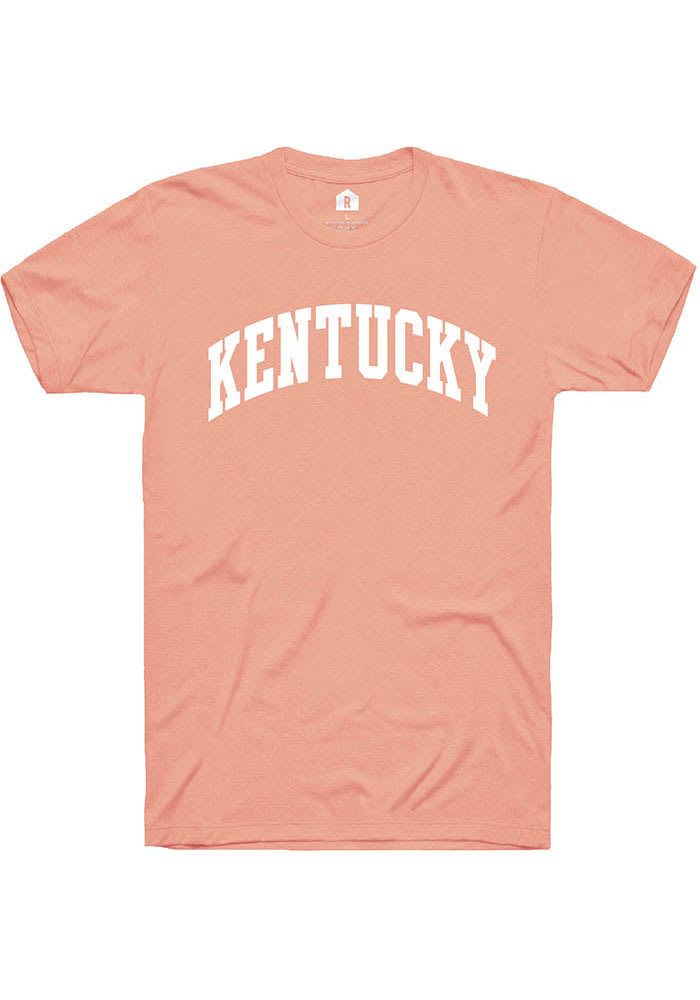 Rally Kentucky Orange Arch Wordmark Short Sleeve Fashion T Shirt