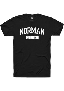 Rally Norman Black EST 1891 Short Sleeve Fashion T Shirt