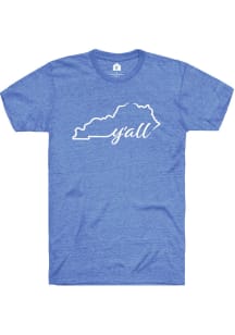Rally Kentucky Blue Yall State Short Sleeve Fashion T Shirt