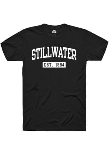 Rally Stillwater Black EST 1884 Short Sleeve Fashion T Shirt