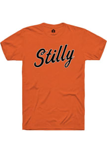 Rally Stillwater Orange Stilly Script Short Sleeve T Shirt