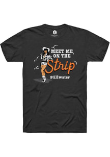 Rally Stillwater Black Meet Me Cowgirl Short Sleeve Fashion T Shirt