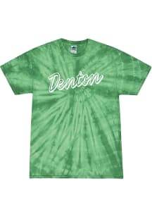 Rally Denton Green Retro Script Short Sleeve T Shirt