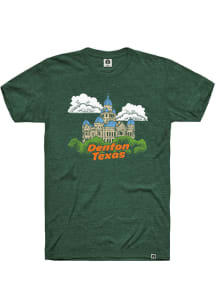 Rally Denton Green Courthouse Short Sleeve Fashion T Shirt