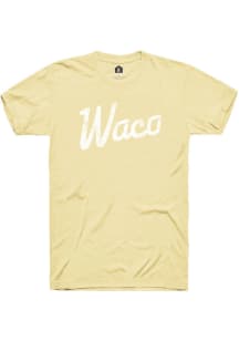 Rally Waco Yellow RH Script Short Sleeve T Shirt