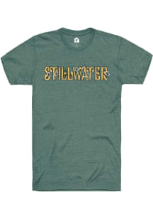 Rally Stillwater Womens Green Floral Short Sleeve T-Shirt