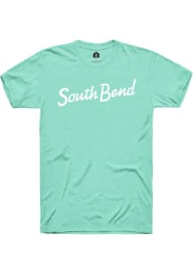 Rally South Bend Green RH Script Short Sleeve T Shirt