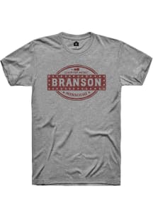 Rally Branson Grey Country Music Sign Short Sleeve Fashion T Shirt