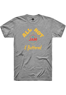 Neighborhood Jam Graphite Hot and Buttered Short Sleeve T-Shirt