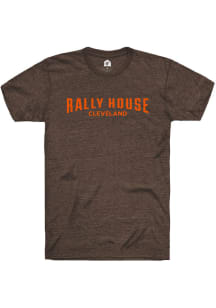 Rally House Brown Employee Tees Short Sleeve Fashion T Shirt