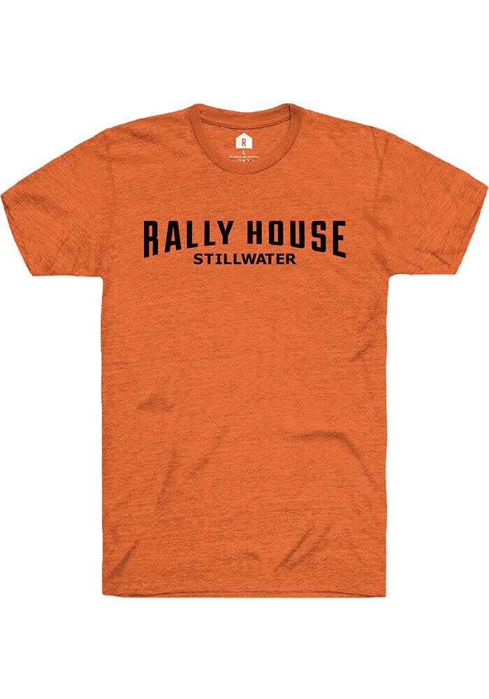 Stillwater Rally Employee Tees Short Sleeve Fashion T Shirt Orange