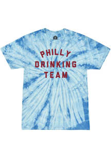 Rally Philadelphia Light Blue Drinking Team Short Sleeve T Shirt