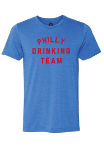 Rally Philadelphia Blue Drinking Team Short Sleeve Fashion T Shirt