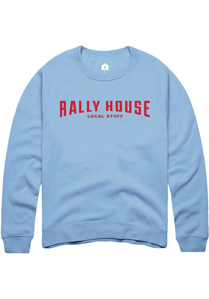 Rally House Employee Sweatshirt Light Blue