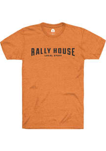 Rally House Orange Employee Tees Short Sleeve Fashion T Shirt