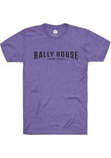 Rally House Purple Employee Tees Short Sleeve Fashion T Shirt