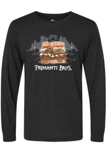 Rally Pittsburgh Black Sandwich Skyline Long Sleeve Fashion T Shirt