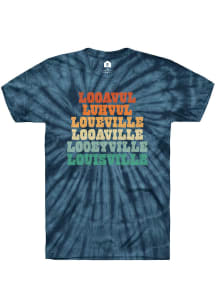Rally Louisville Navy Blue Pronounciation Short Sleeve T Shirt
