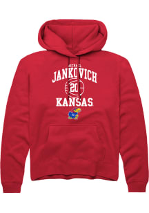 Michael Jankovich  Rally Kansas Jayhawks Mens Black NIL Sport Icon Long Sleeve Hoodie