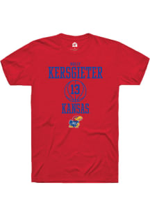 Holly Kersgieter  Kansas Jayhawks Red Rally NIL Sport Icon Short Sleeve T Shirt