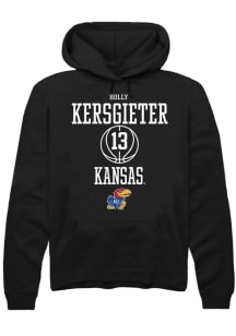 Holly Kersgieter  Rally Kansas Jayhawks Mens Black NIL Sport Icon Long Sleeve Hoodie