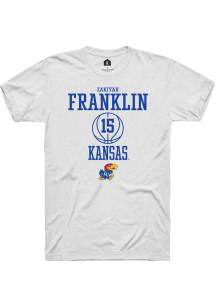 Zakiyah Franklin  Kansas Jayhawks White Rally NIL Sport Icon Short Sleeve T Shirt