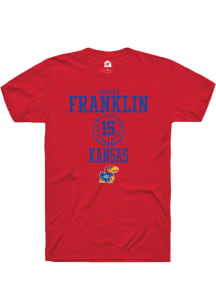 Zakiyah Franklin  Kansas Jayhawks Red Rally NIL Sport Icon Short Sleeve T Shirt