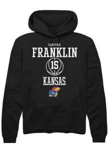 Zakiyah Franklin  Rally Kansas Jayhawks Mens Black NIL Sport Icon Long Sleeve Hoodie
