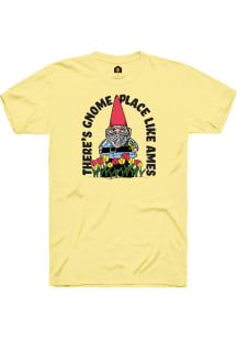 Rally  Yellow Gnome Place Like Short Sleeve Fashion T Shirt