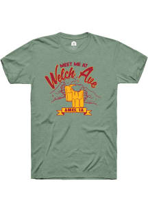 Rally  Green Welch Ave Short Sleeve Fashion T Shirt