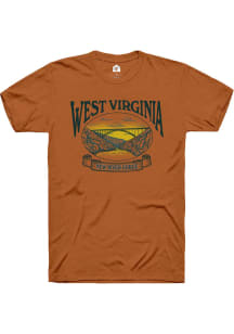 Rally West Virginia Orange River Gorge Short Sleeve Fashion T Shirt