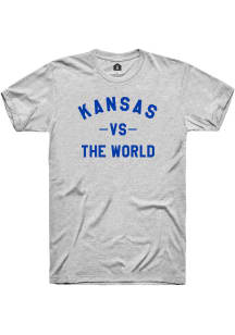 Rally Kansas Grey VS The World Short Sleeve Fashion T Shirt
