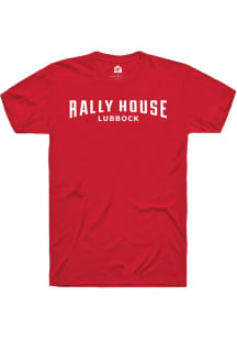 Rally Rally House Red Employee Tees Print Short Sleeve Fashion T Shirt