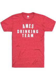 Rally  Red Drinking Team Short Sleeve Fashion T Shirt
